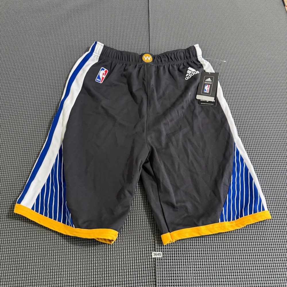 Adidas Golden State Warriors Swingman Black Shorts Youth Large 14/16 NWT